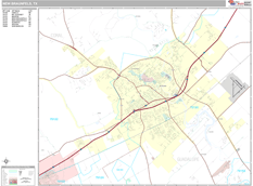 New Braunfels Digital Map Premium Style